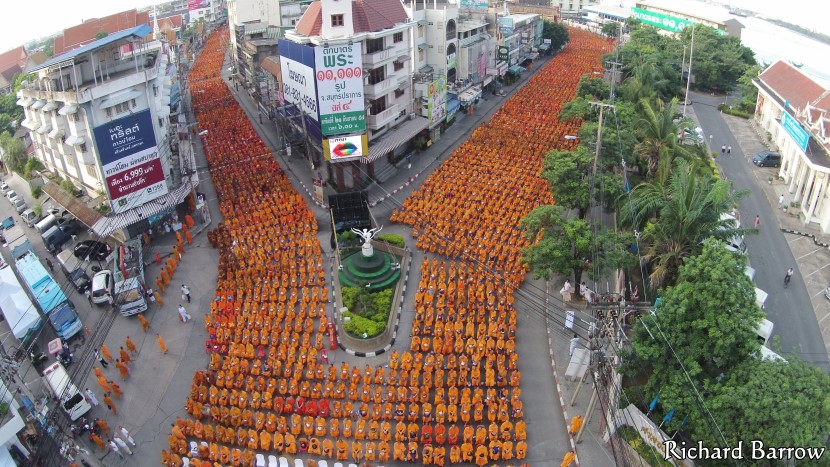 Alms Giving to 11,111 Monks